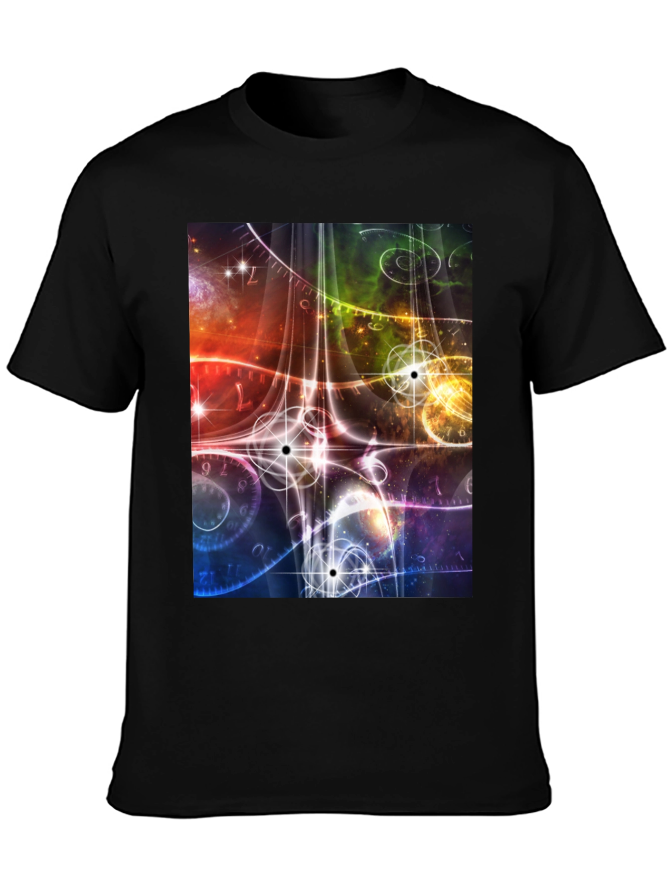 Space Time Black T-Shirt