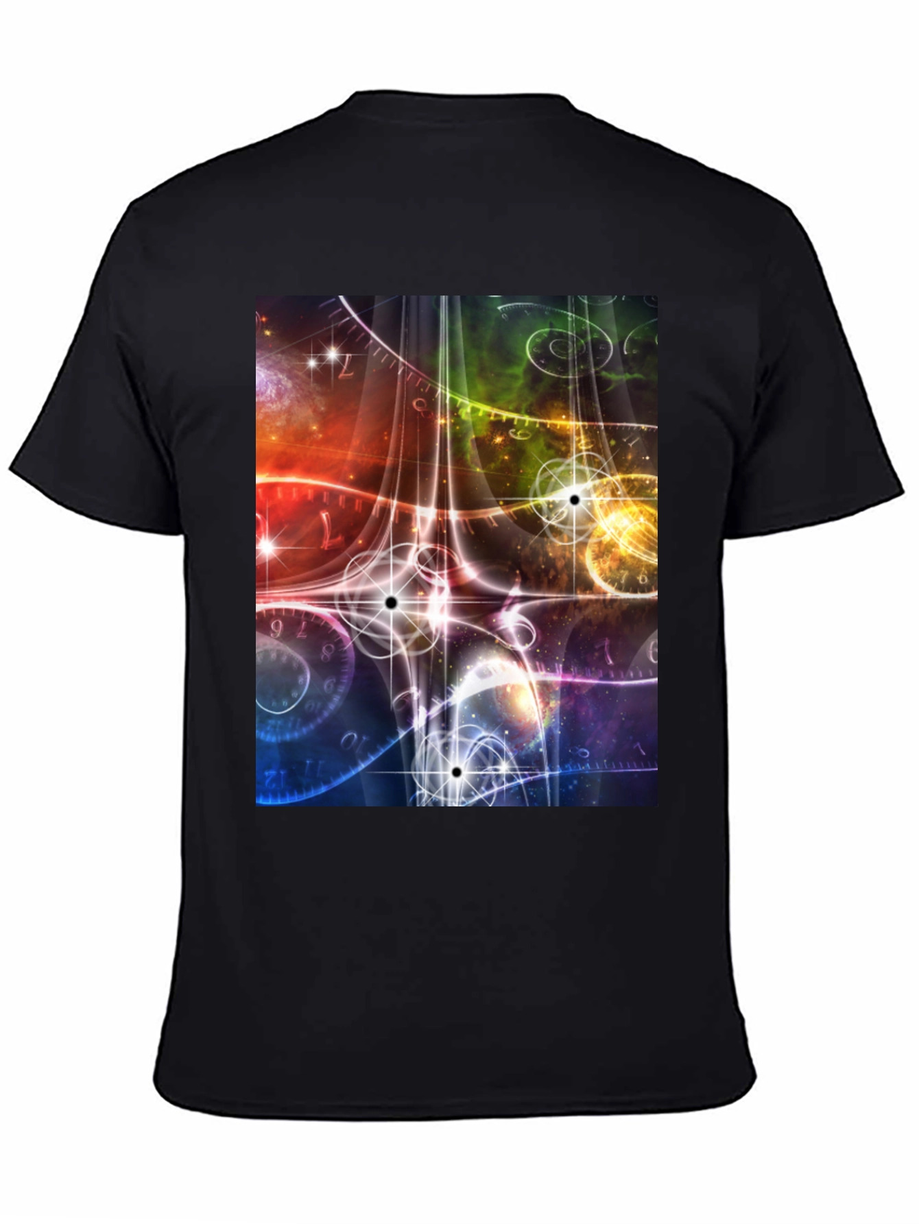 Space Time Black T-Shirt