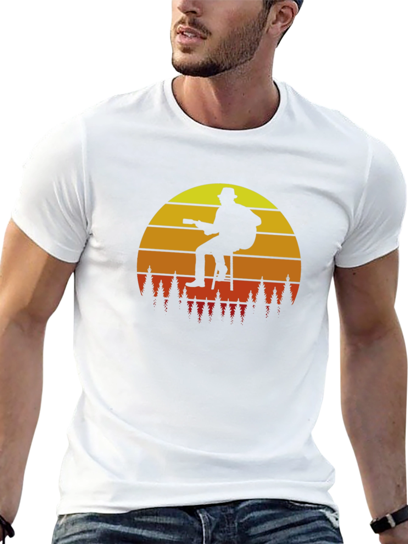 Guitar Sunset T-Shirt - Black