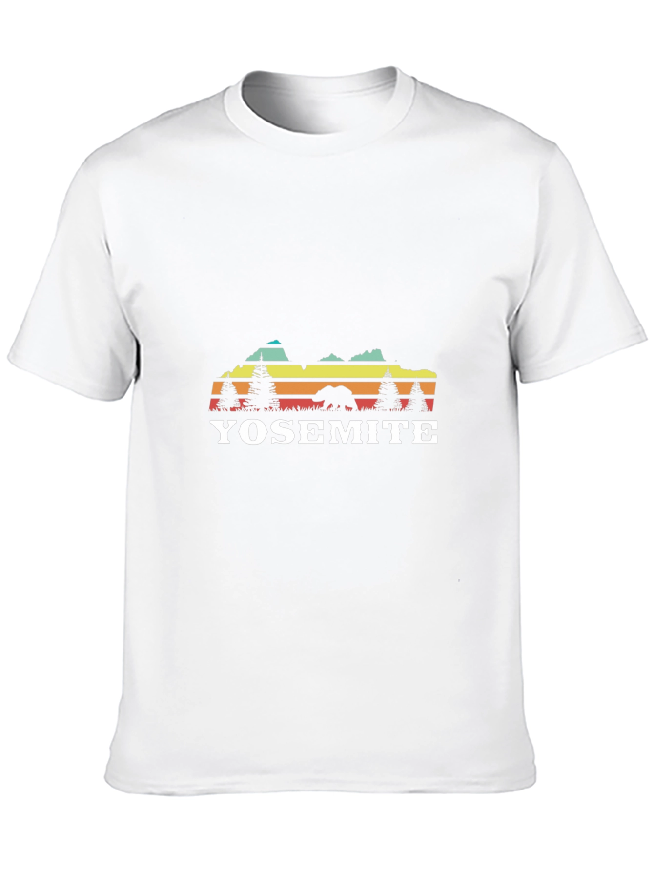 Yosemite Bear Retro Graphic T-Shirt