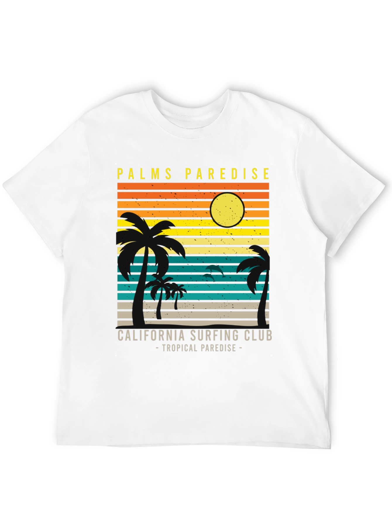 Palms Paradise California Surfing Club T-Shirt