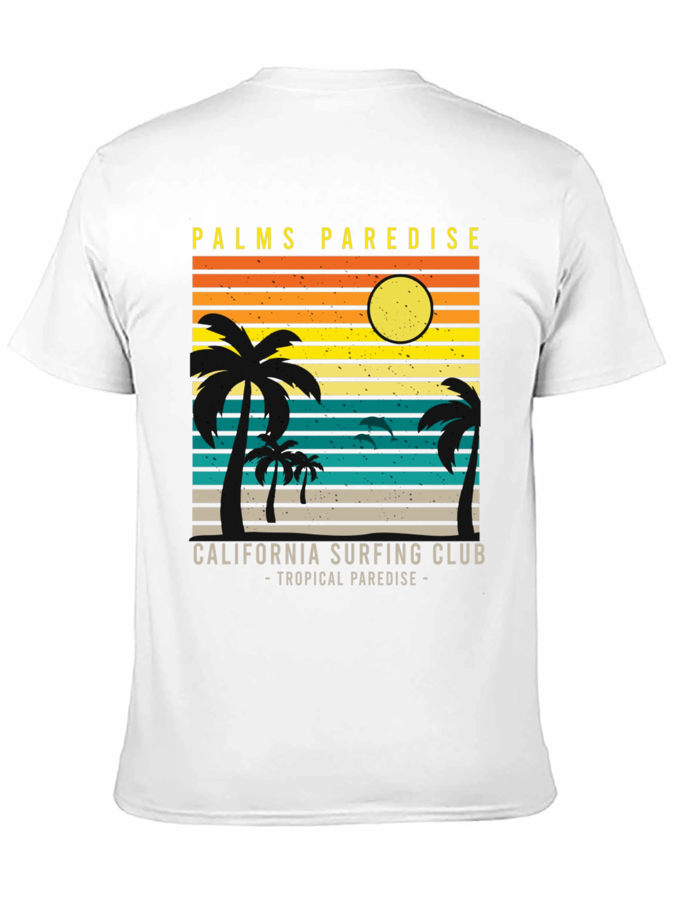 Palms Paradise California Surfing Club T-Shirt
