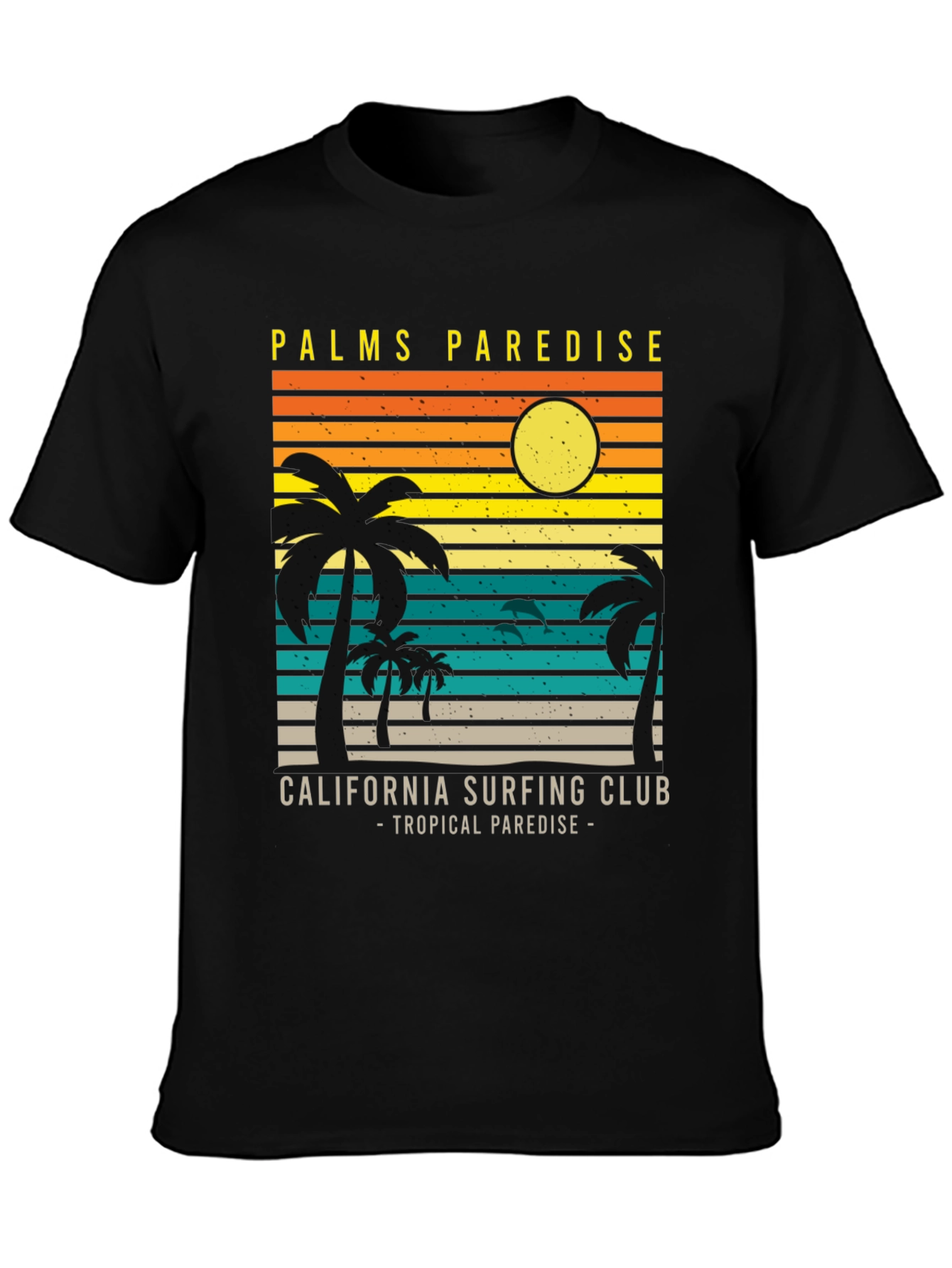 Palms Paradise California Surfing Club T-Shirt