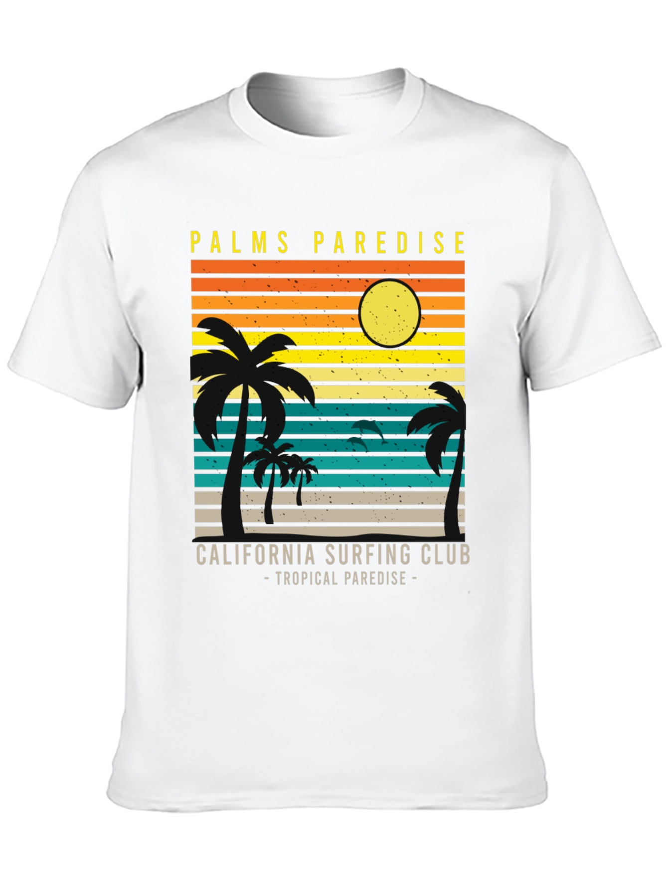Palms Paradise California Surfing Club T-Shirt