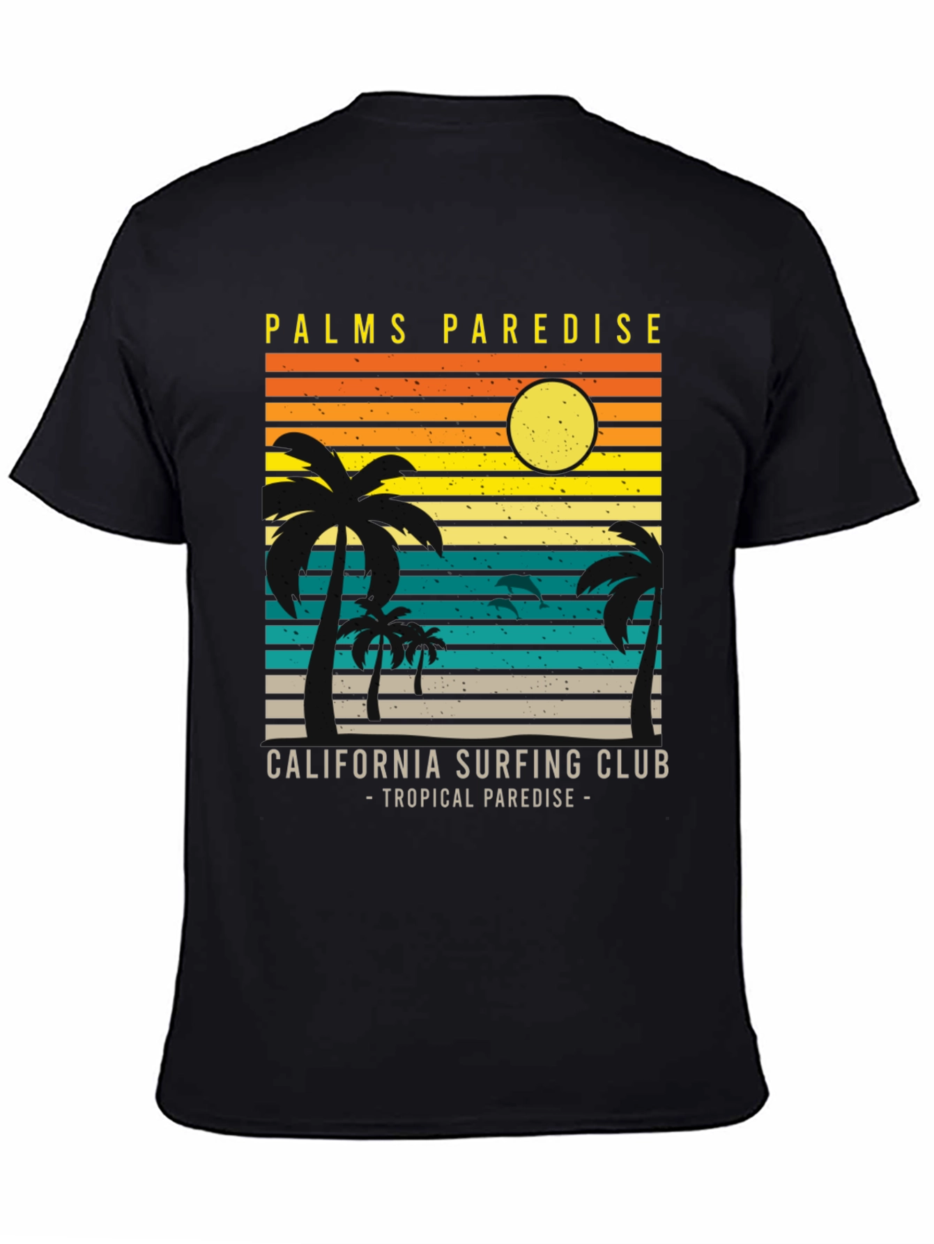 Palms Paradise California Surfing Club T-Shirt