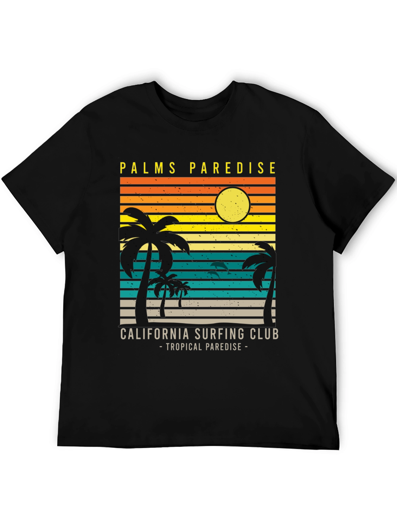 Palms Paradise California Surfing Club T-Shirt