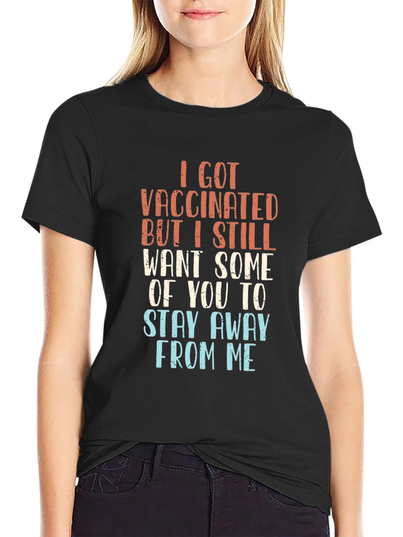 I Got Vaccinated T-Shirt Sarcastic Graphic Tee