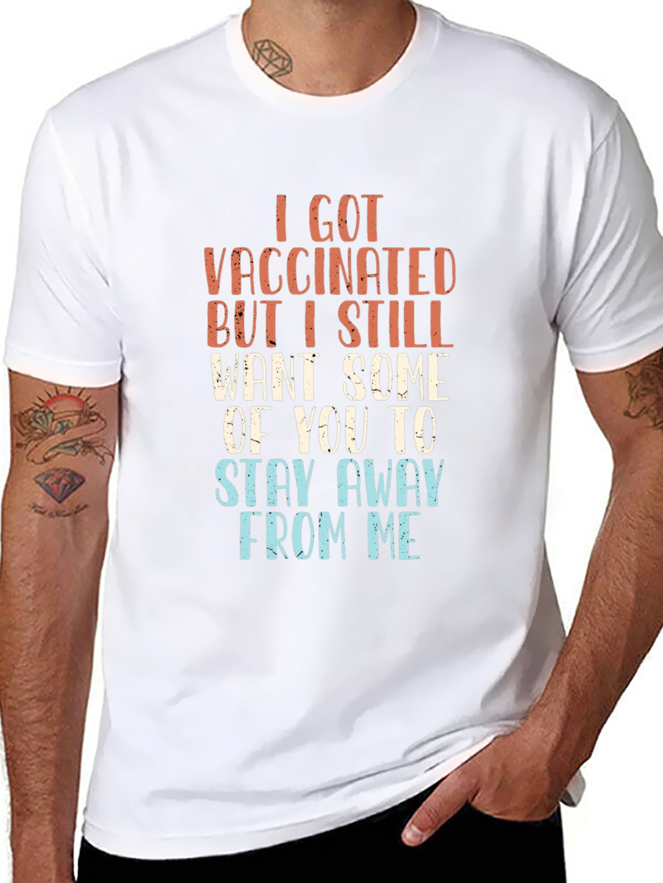 I Got Vaccinated T-Shirt Sarcastic Graphic Tee