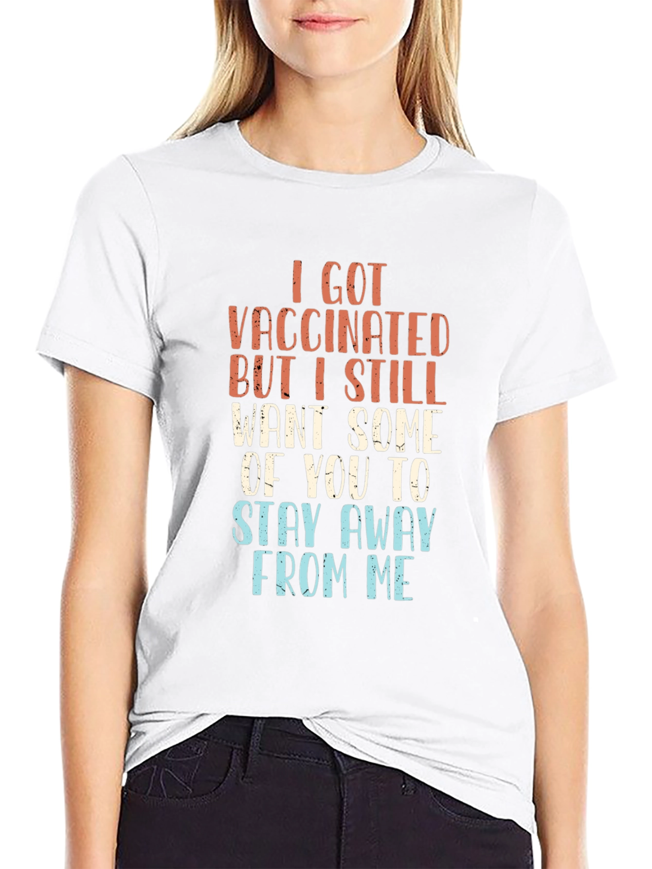 I Got Vaccinated T-Shirt Sarcastic Graphic Tee