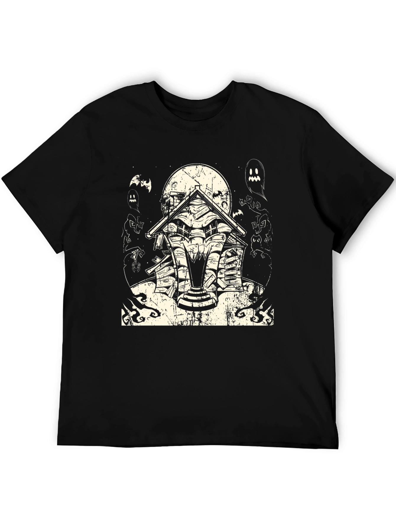 Haunted House Halloween Graphic Tee