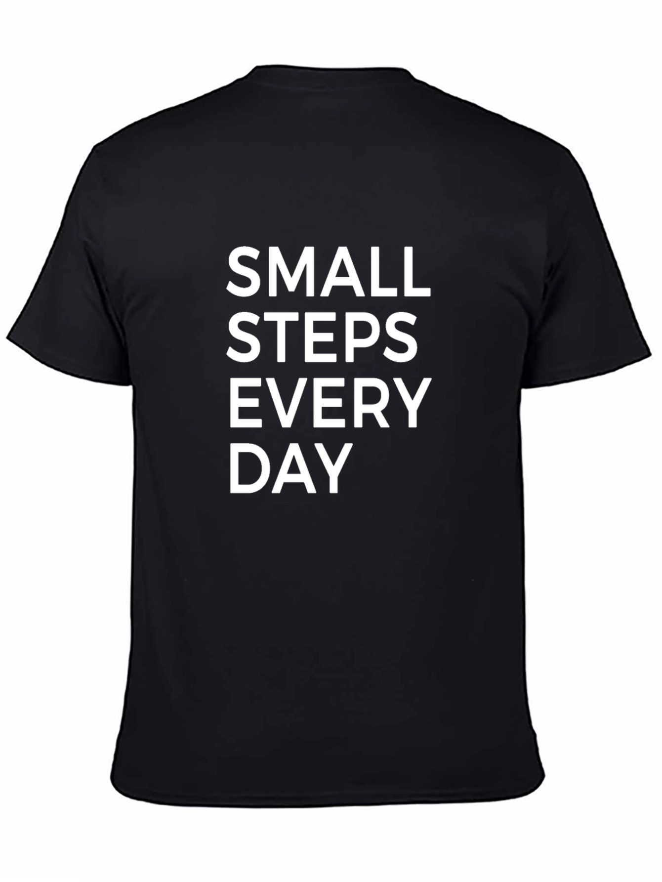 Small Steps Every Day Graphic Tee - Black