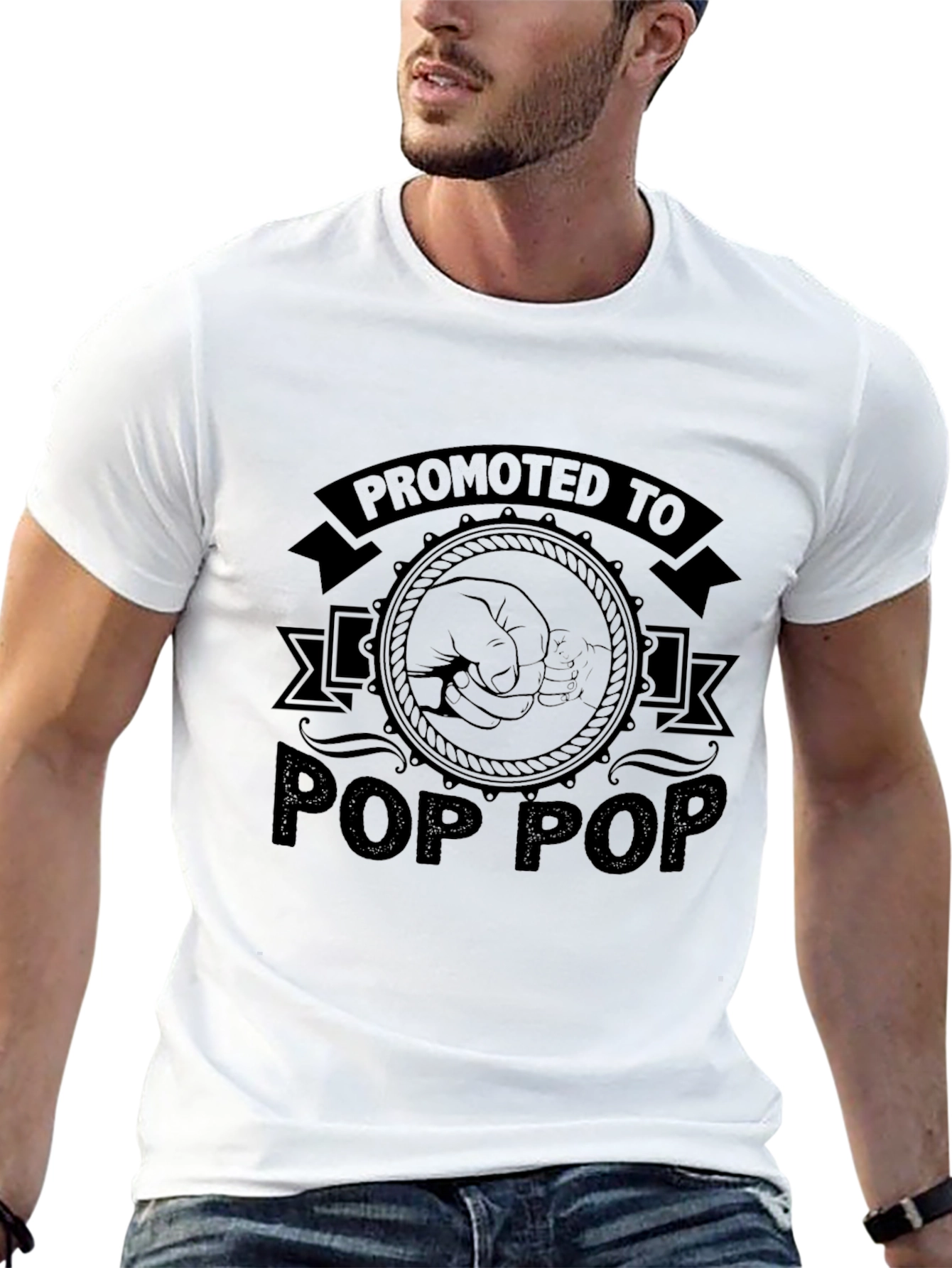 Promoted to Pop Pop T-Shirt