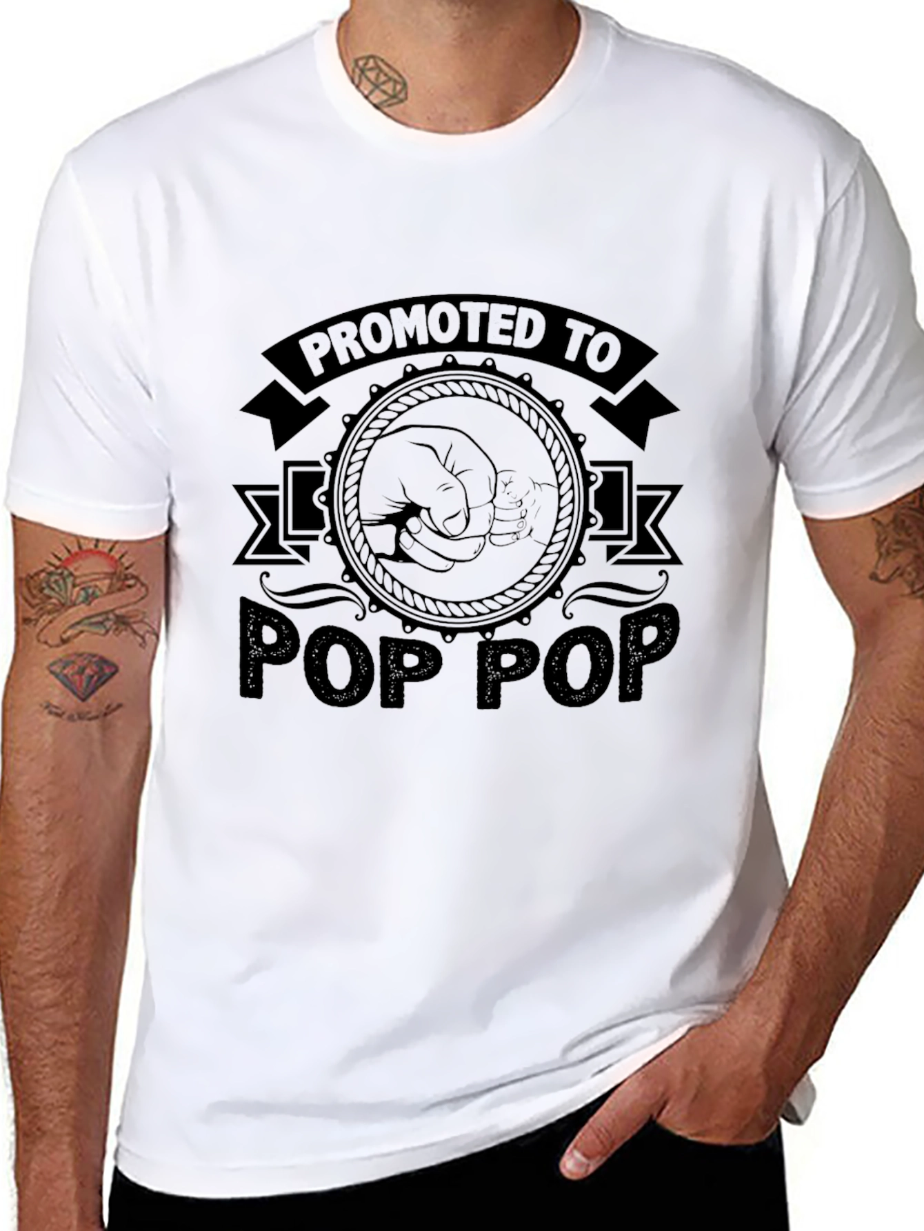 Promoted to Pop Pop T-Shirt
