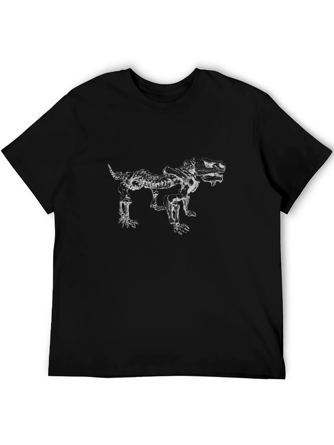 Skeleton Dog Black T-Shirt