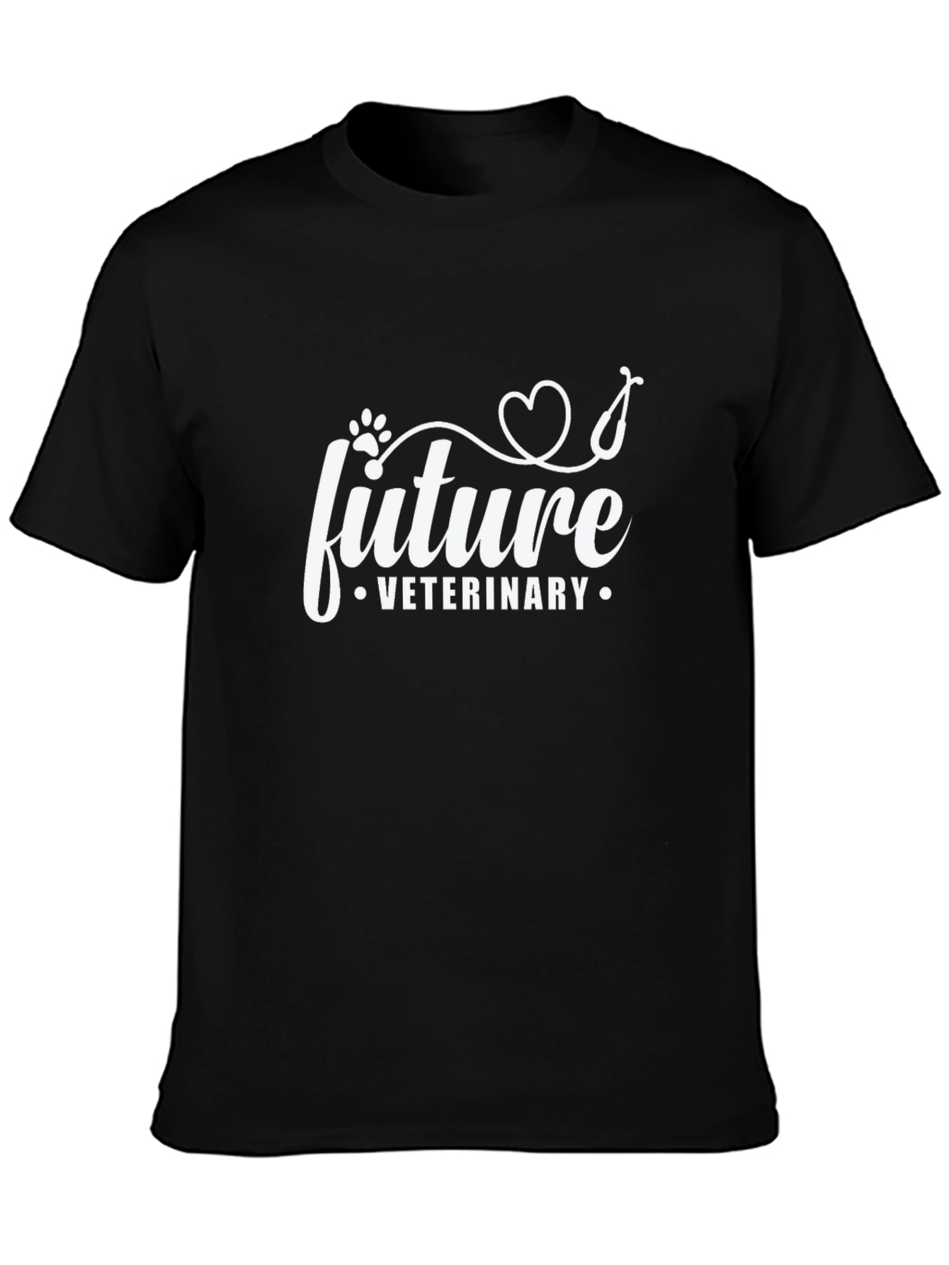 Future Veterinarian T-Shirt | Cute Paw Print Tee