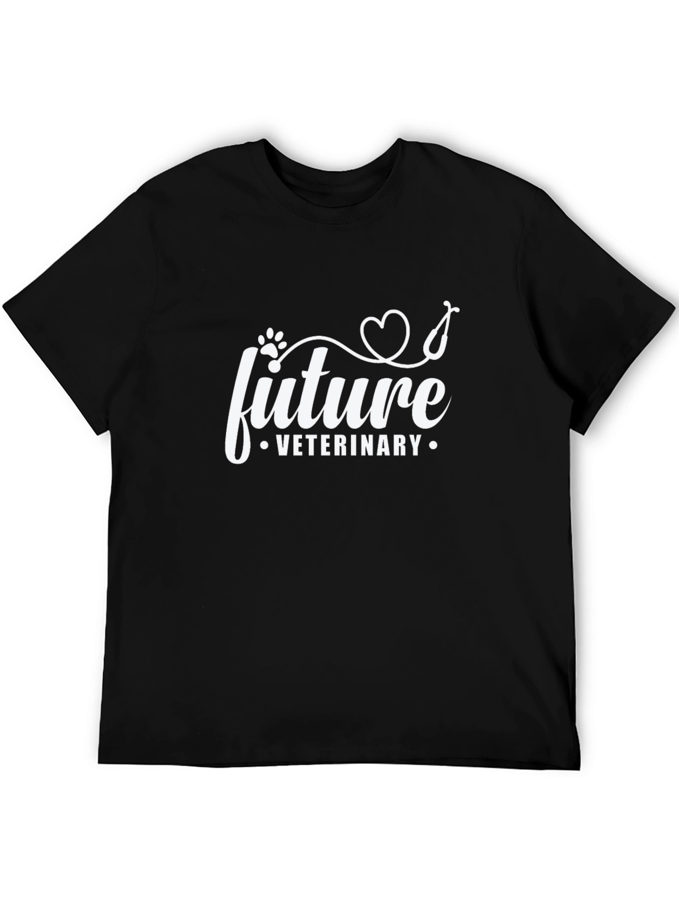 Future Veterinarian T-Shirt | Cute Paw Print Tee