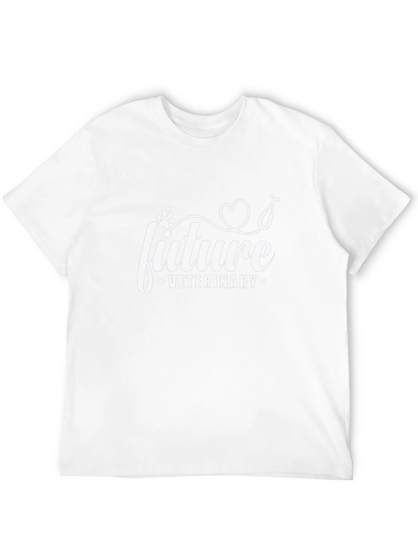Future Veterinarian T-Shirt | Cute Paw Print Tee