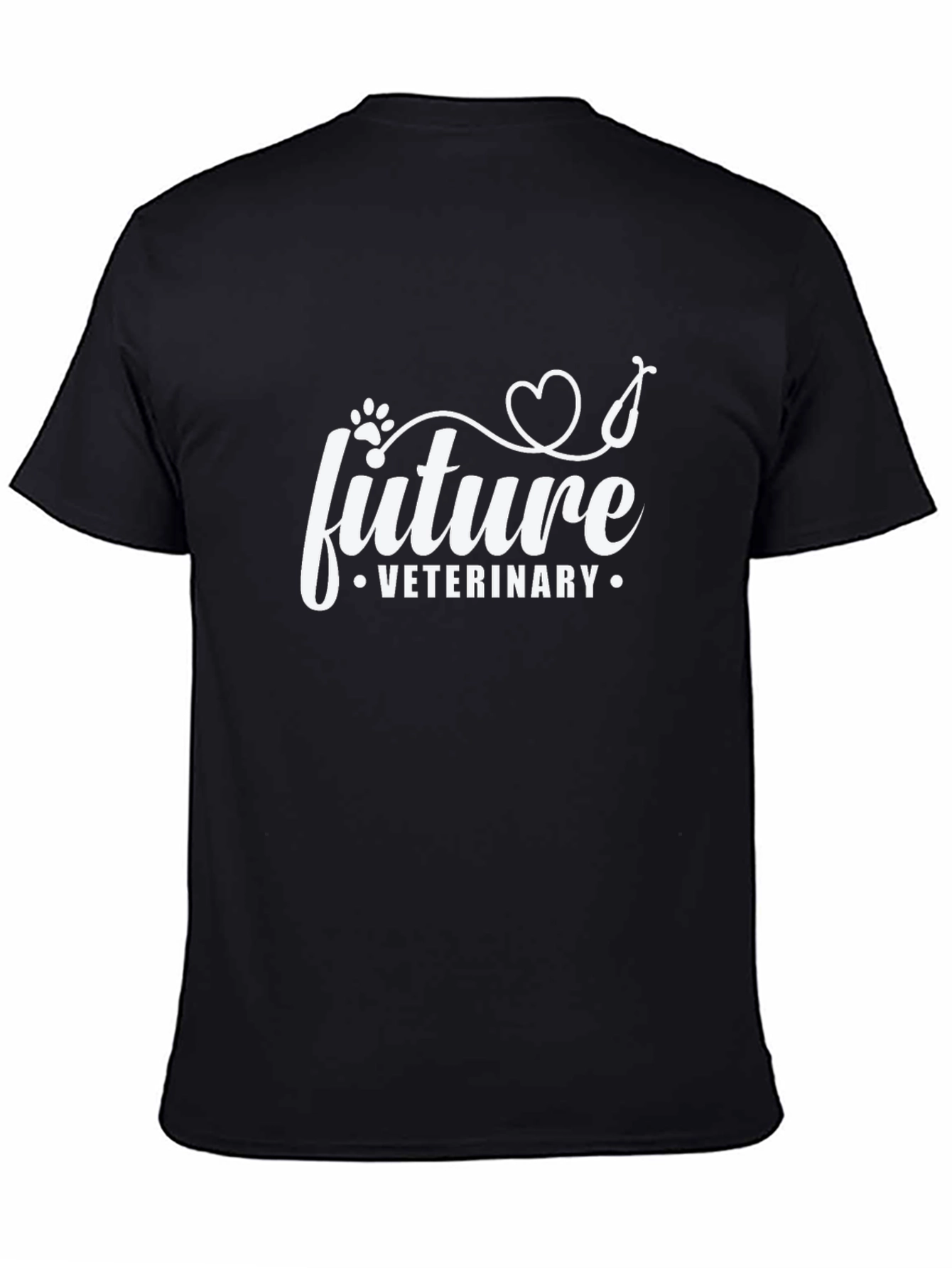 Future Veterinarian T-Shirt | Cute Paw Print Tee