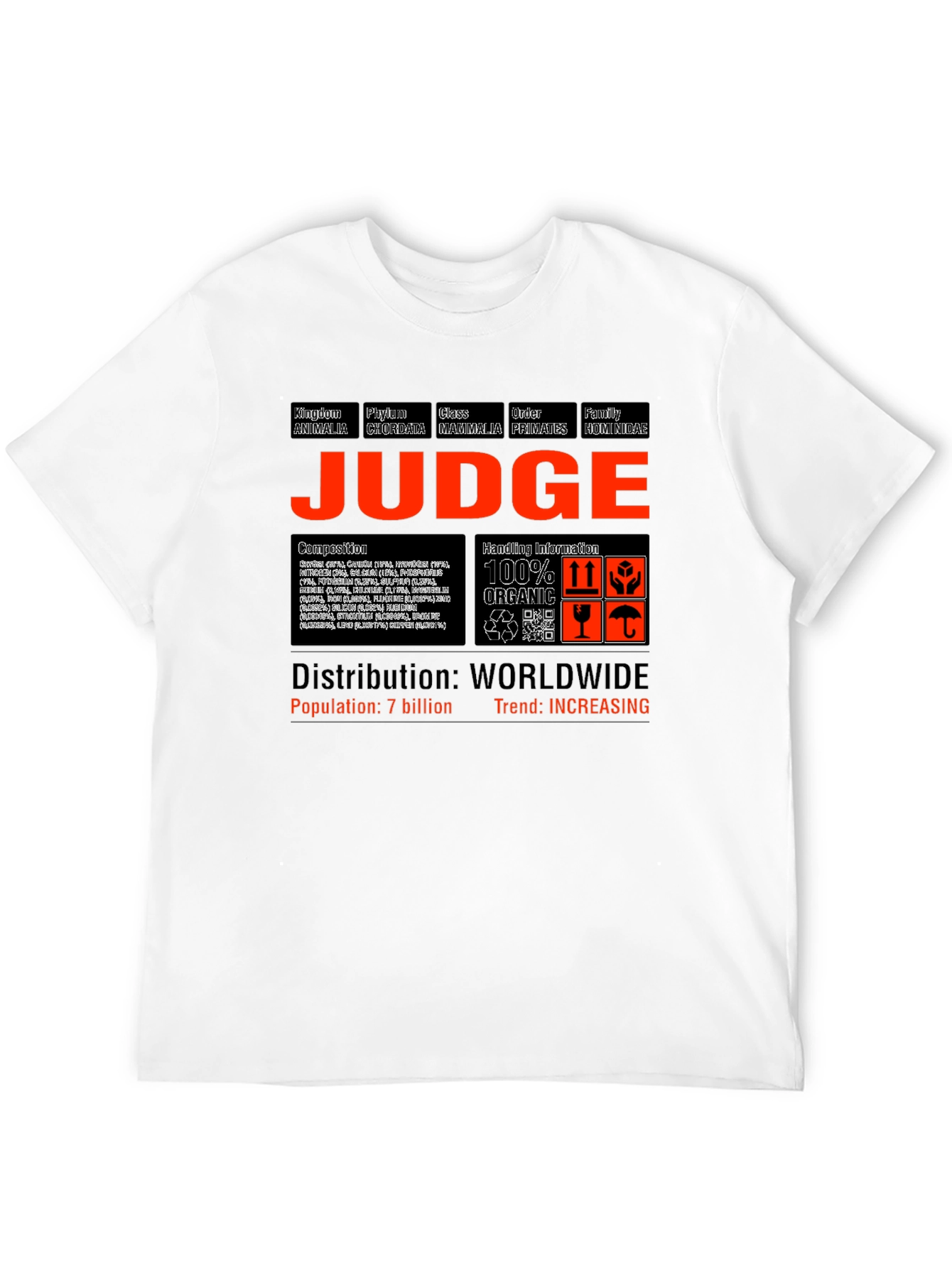 Judge Species T-Shirt | Animal Kingdom Tee