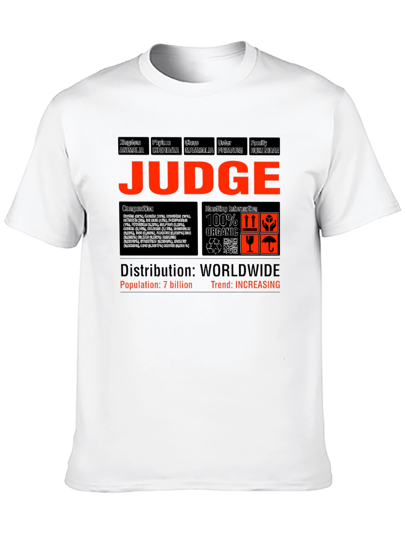 Judge Species T-Shirt | Animal Kingdom Tee