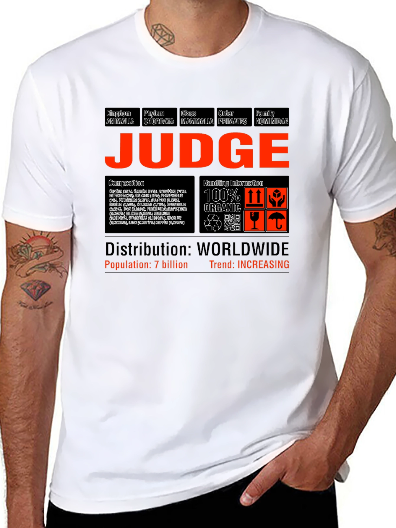 Judge Species T-Shirt | Animal Kingdom Tee