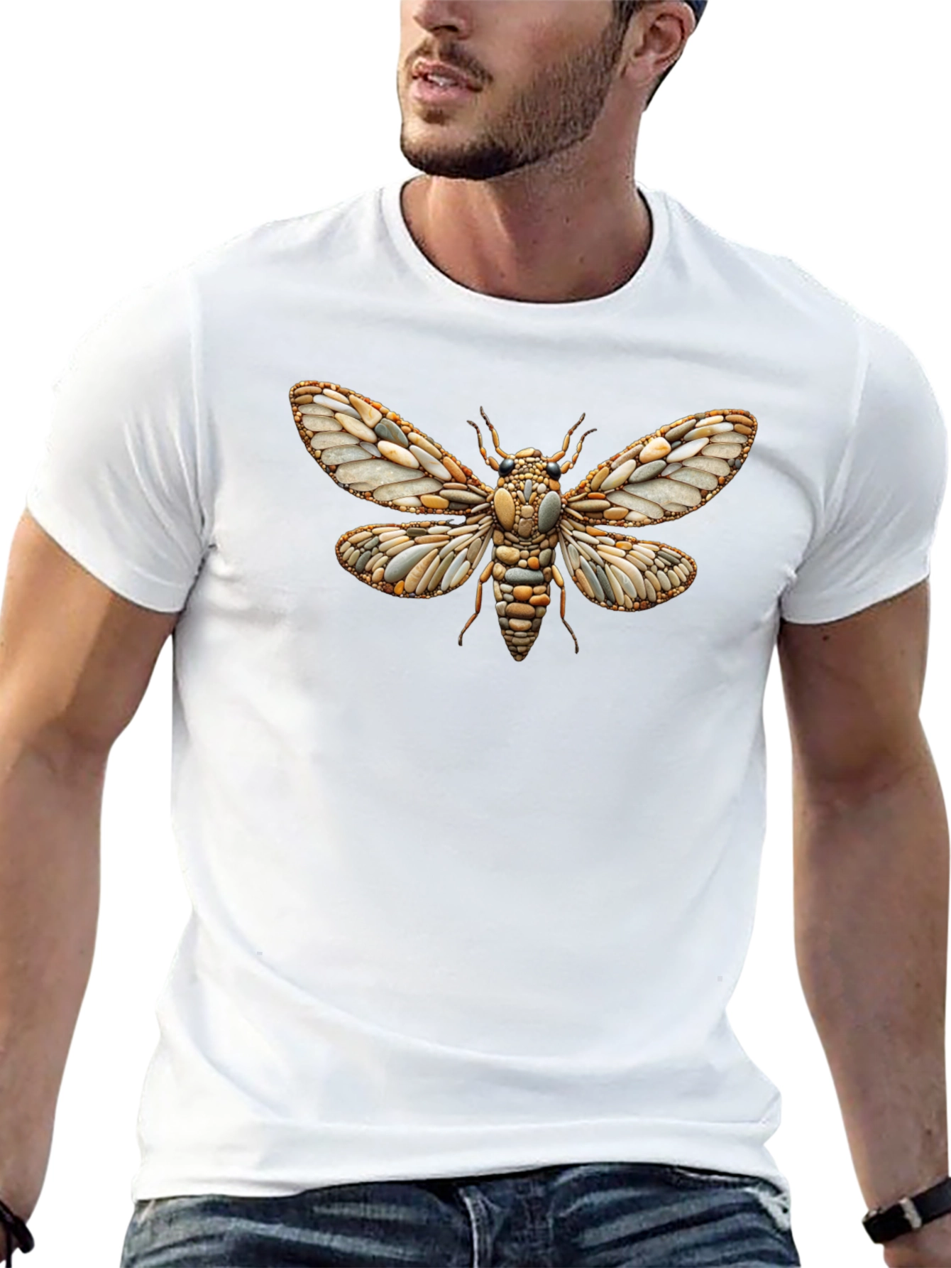 Stonefly Graphic Tee - Unique Insect Art