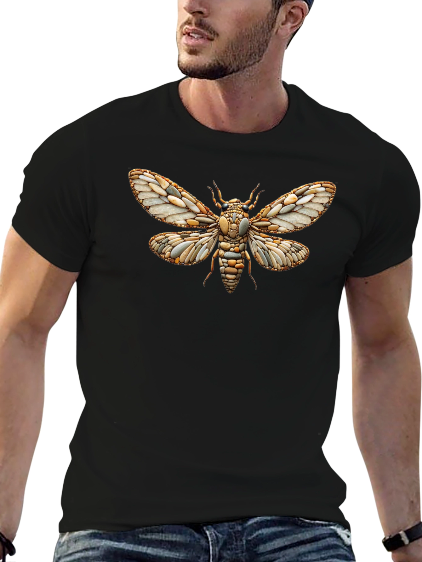 Stonefly Graphic Tee - Unique Insect Art