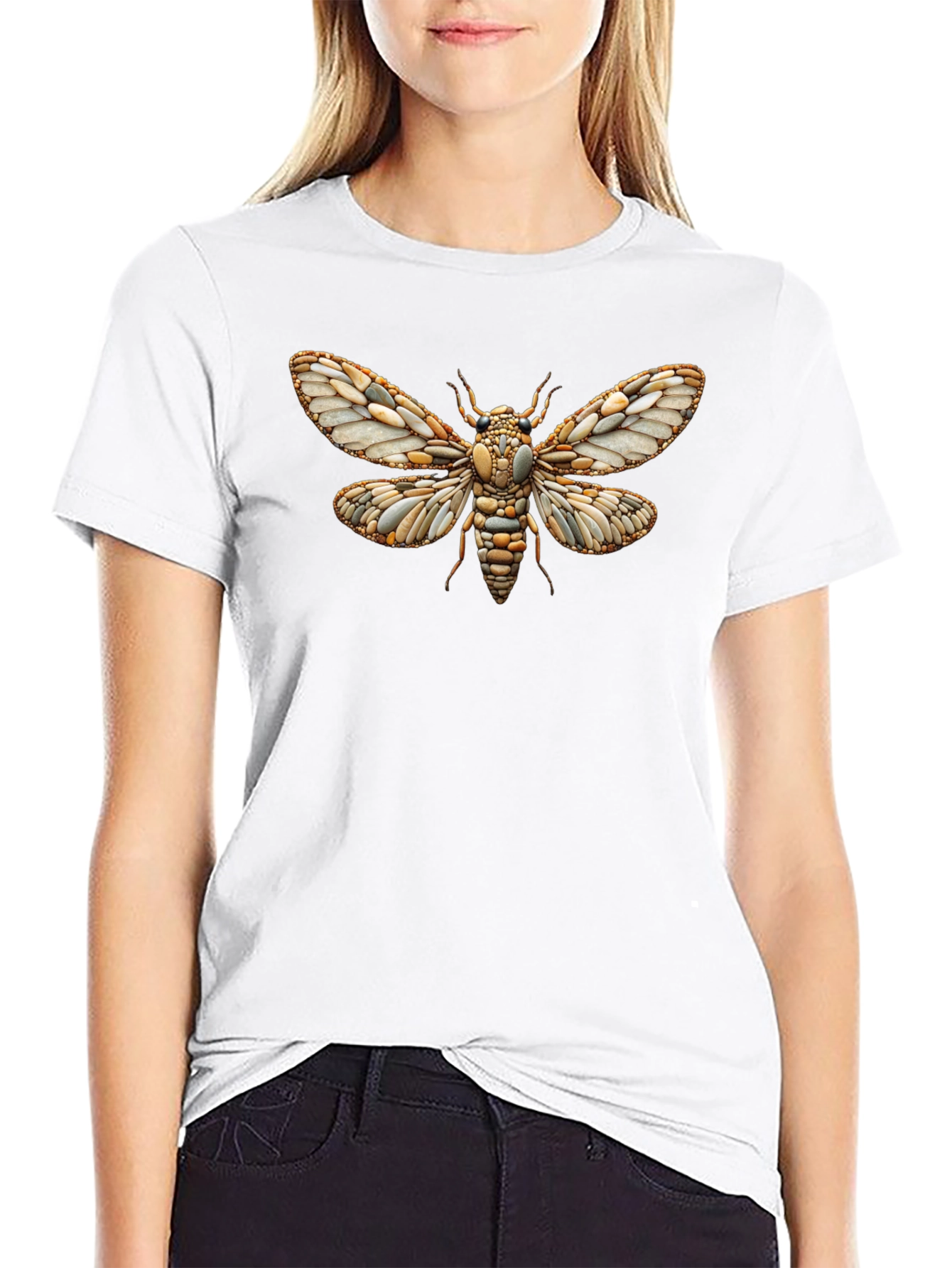Stonefly Graphic Tee - Unique Insect Art