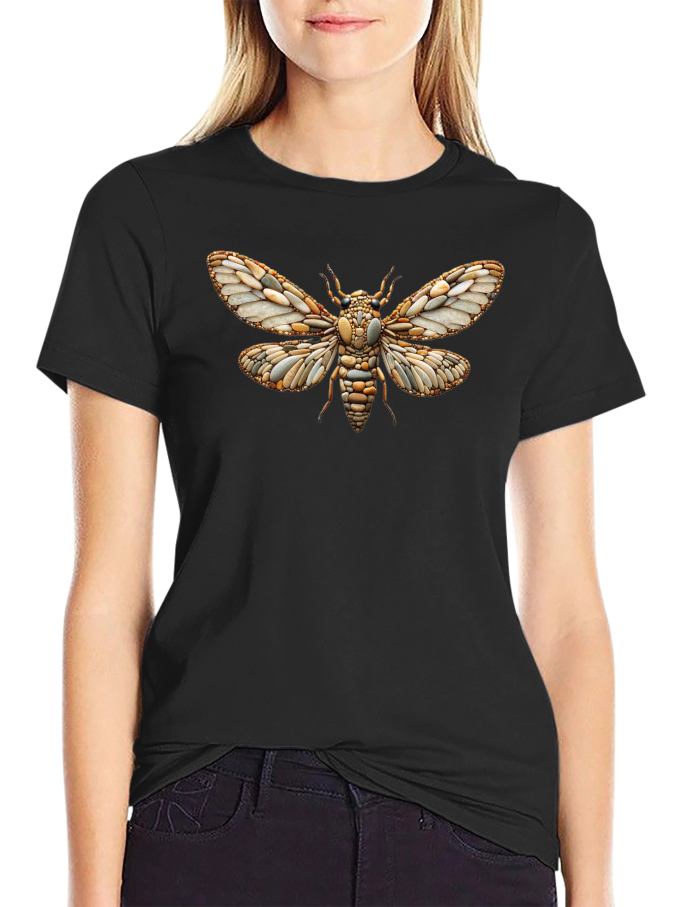 Stonefly Graphic Tee - Unique Insect Art