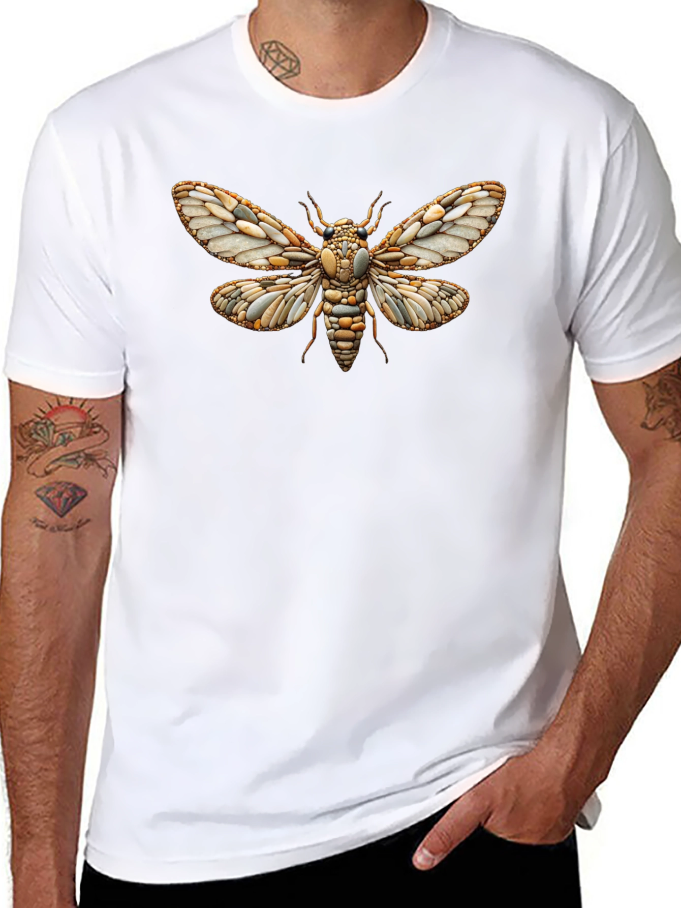 Stonefly Graphic Tee - Unique Insect Art