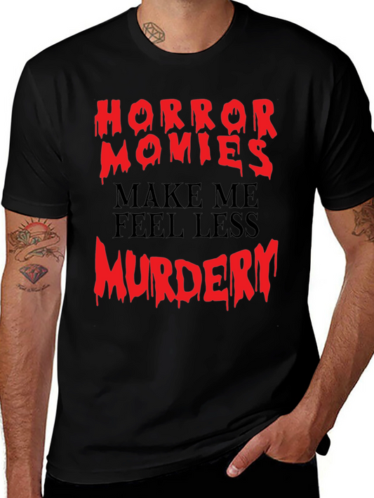 Horror Movie Fan T-Shirt - Funny Graphic Tee