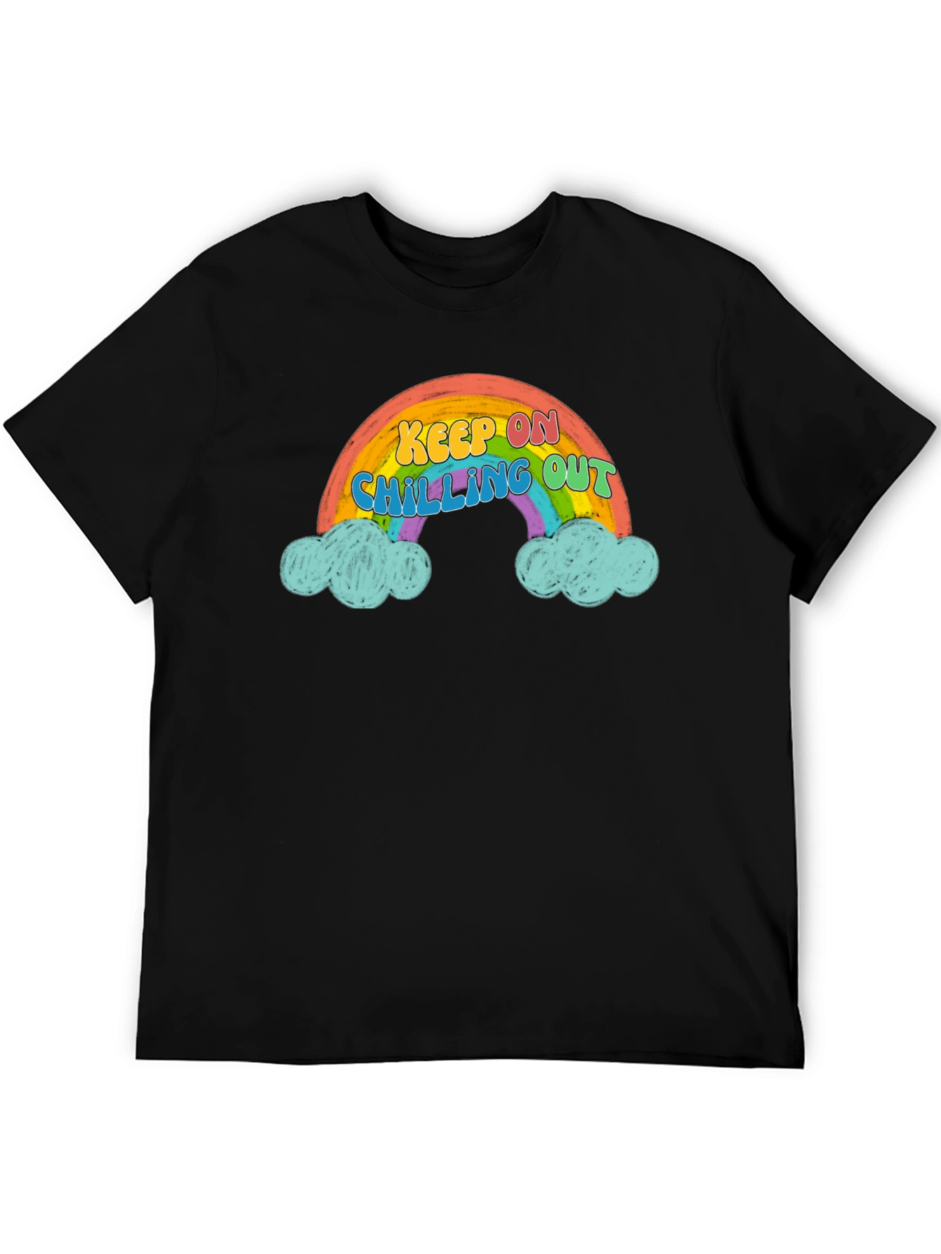 Keep On Chilling Out Rainbow T-Shirt
