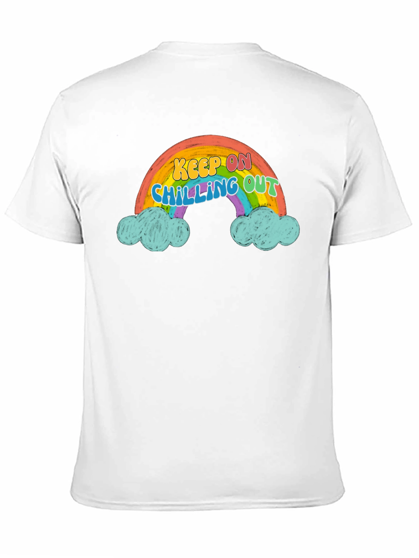Keep On Chilling Out Rainbow T-Shirt