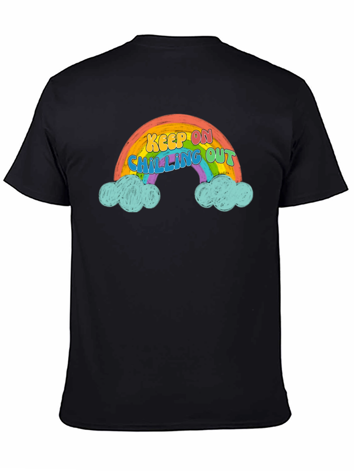 Keep On Chilling Out Rainbow T-Shirt
