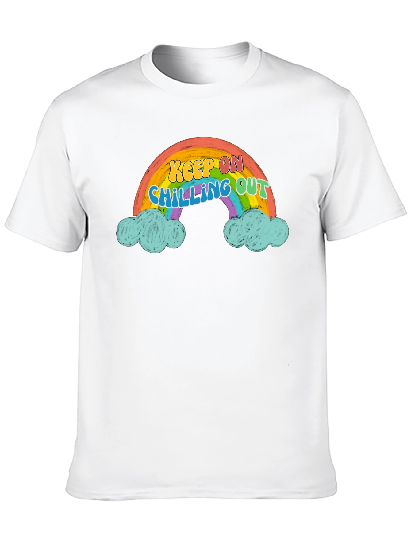 Keep On Chilling Out Rainbow T-Shirt