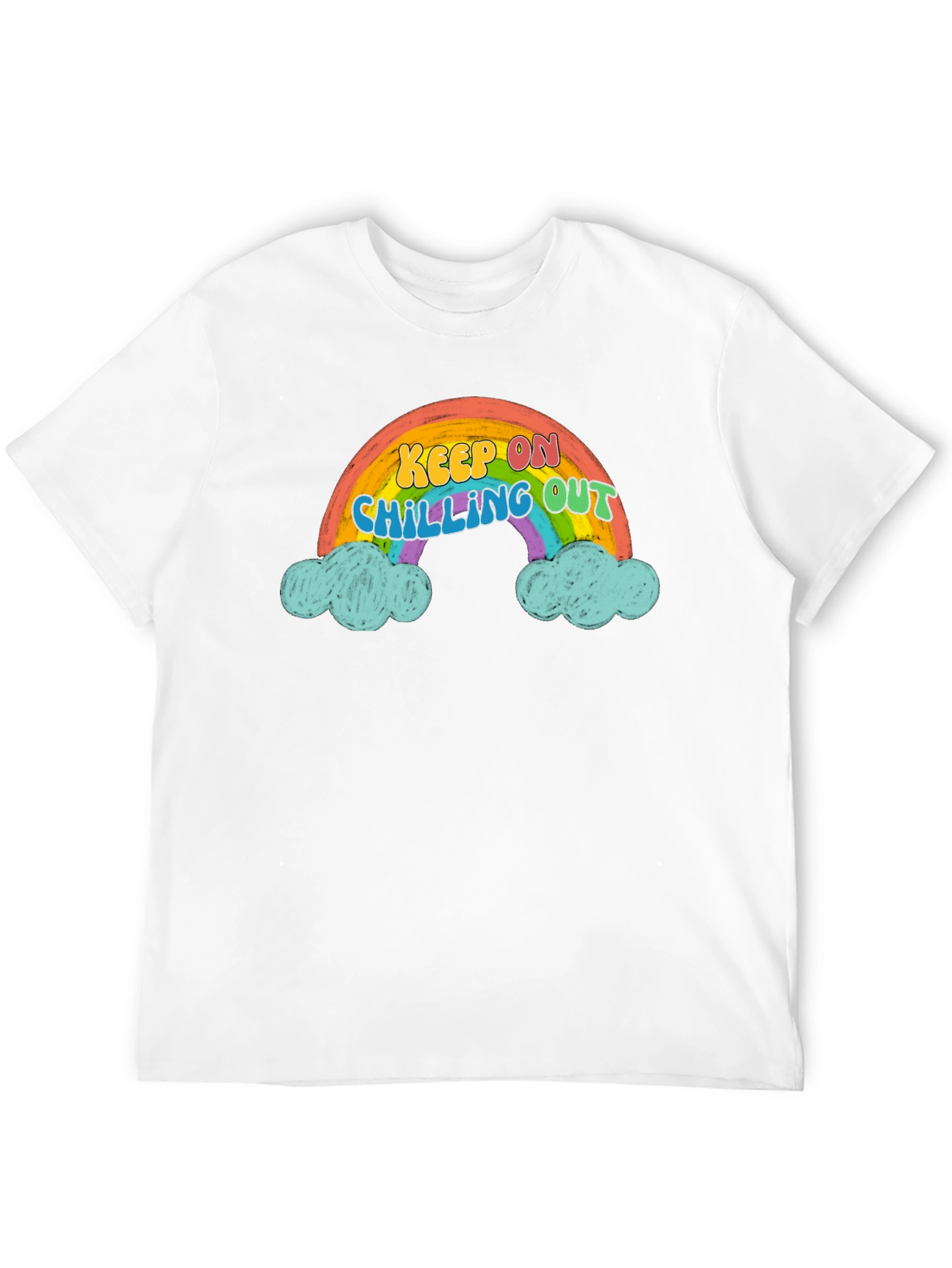Keep On Chilling Out Rainbow T-Shirt