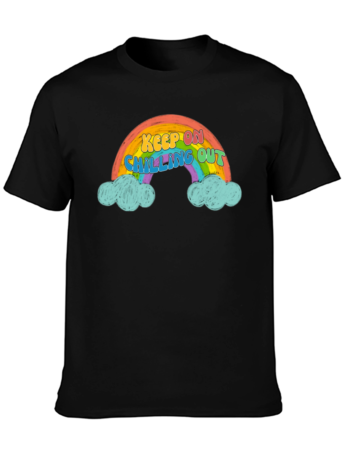 Keep On Chilling Out Rainbow T-Shirt