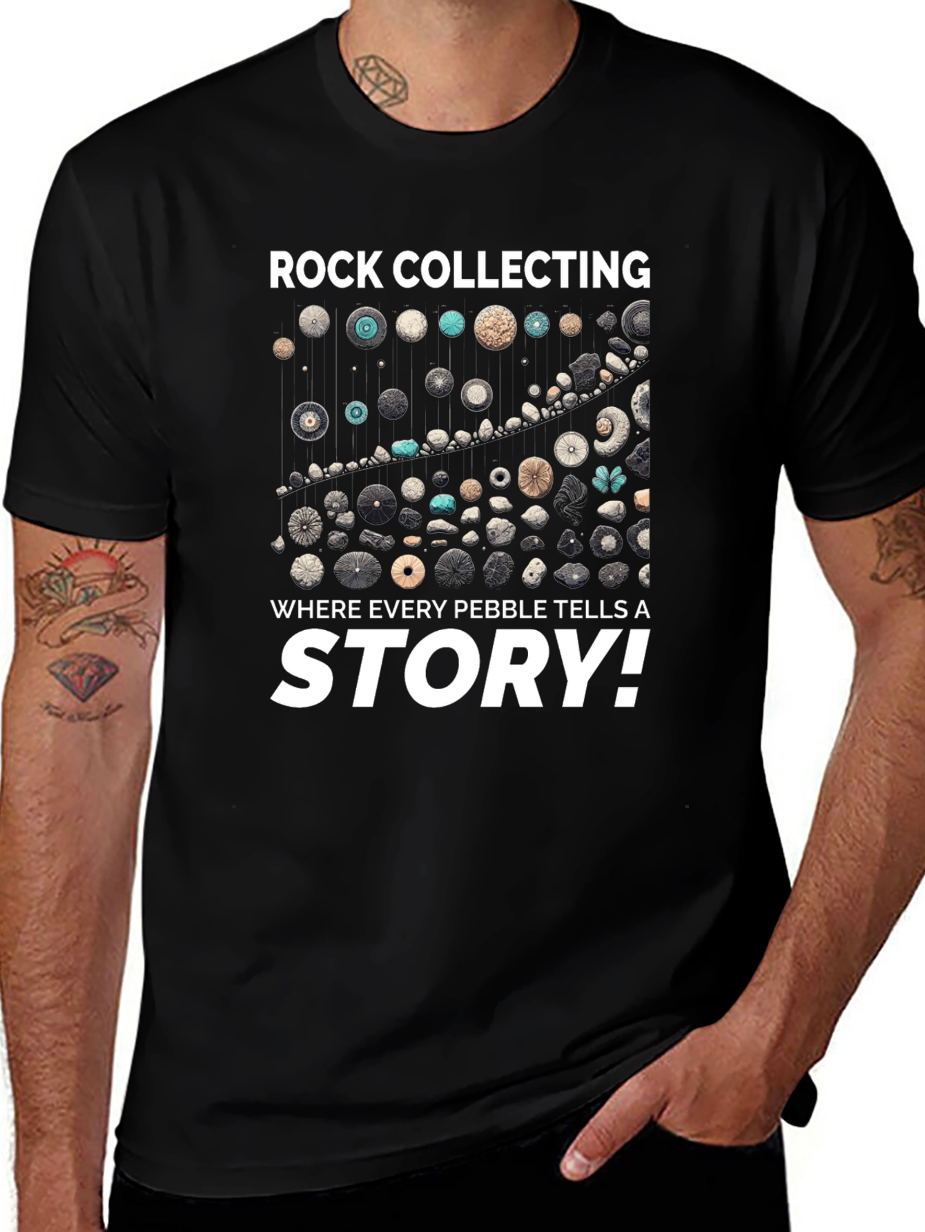 Rock Collecting Story Tee