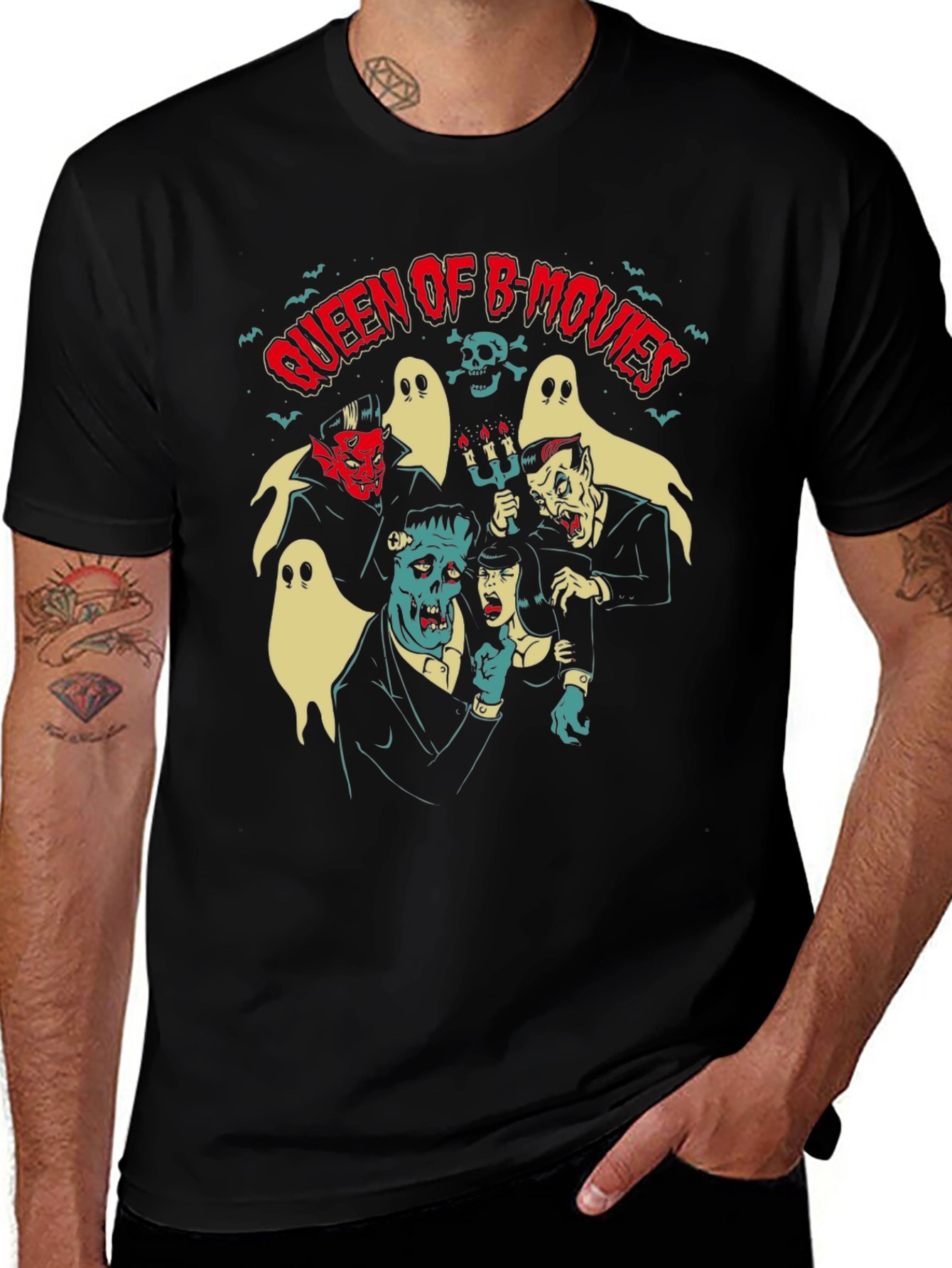 Queen of B-Movies Graphic Tee