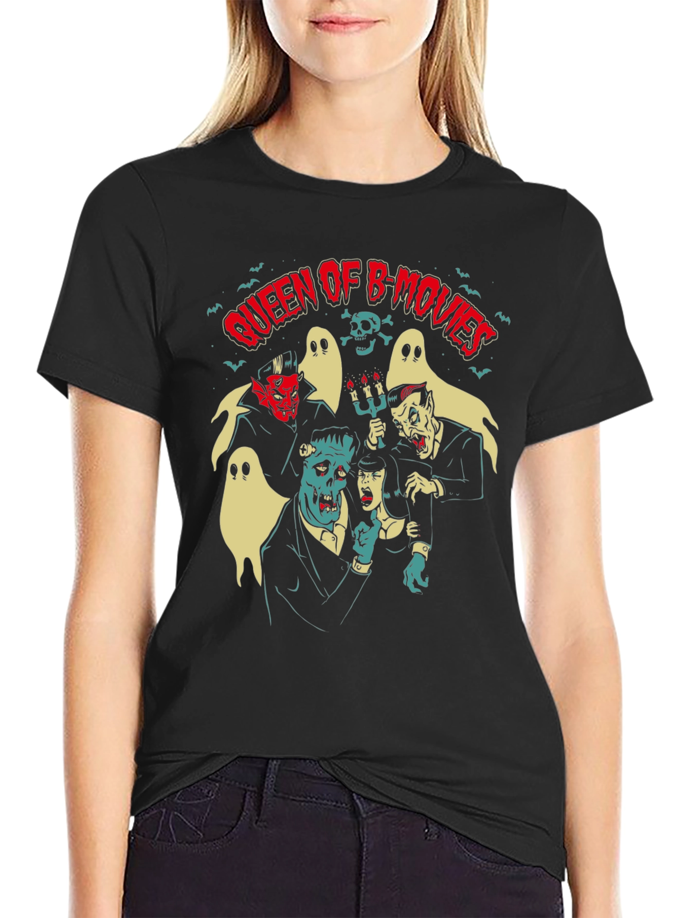 Queen of B-Movies Graphic Tee