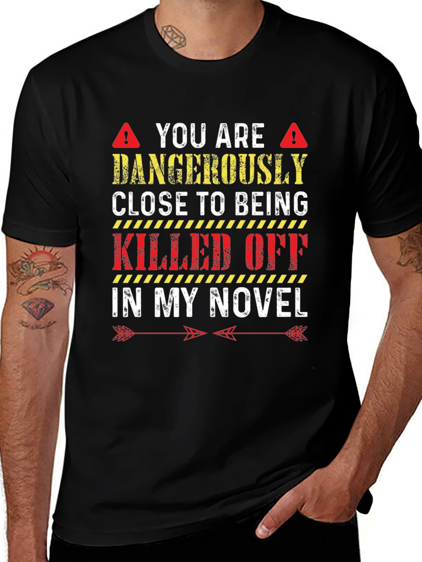 Dangerously Close to Being Killed Off Novel T-Shirt