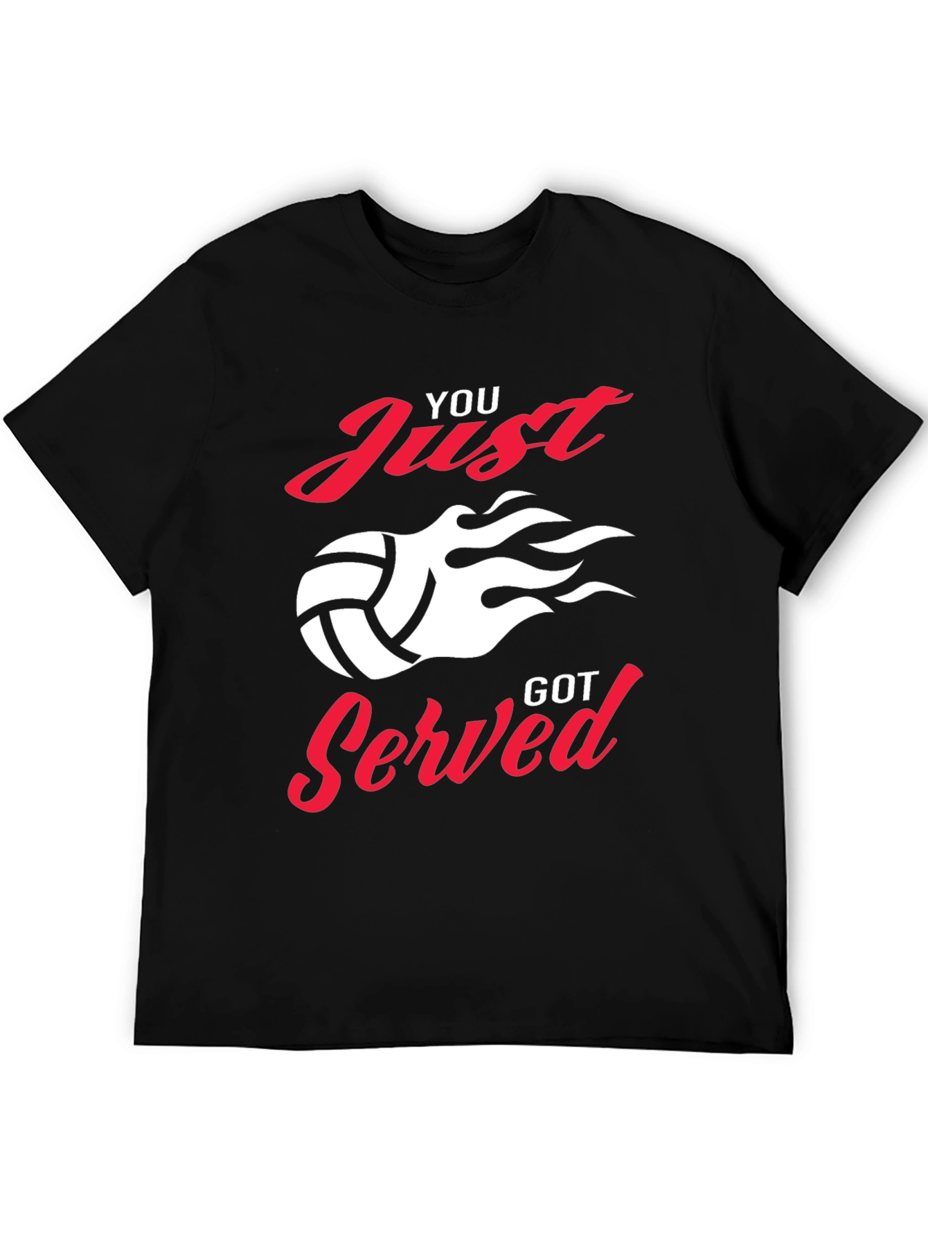 You Just Got Served Volleyball Graphic Tee