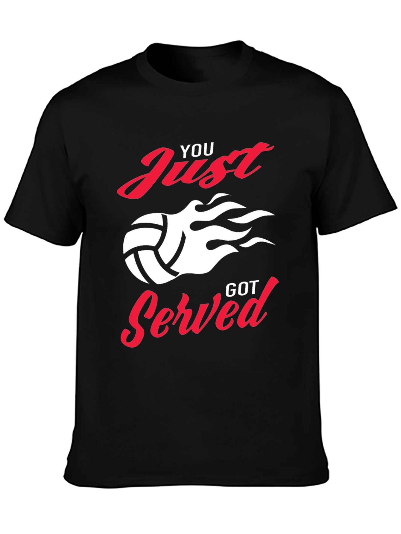 You Just Got Served Volleyball Graphic Tee