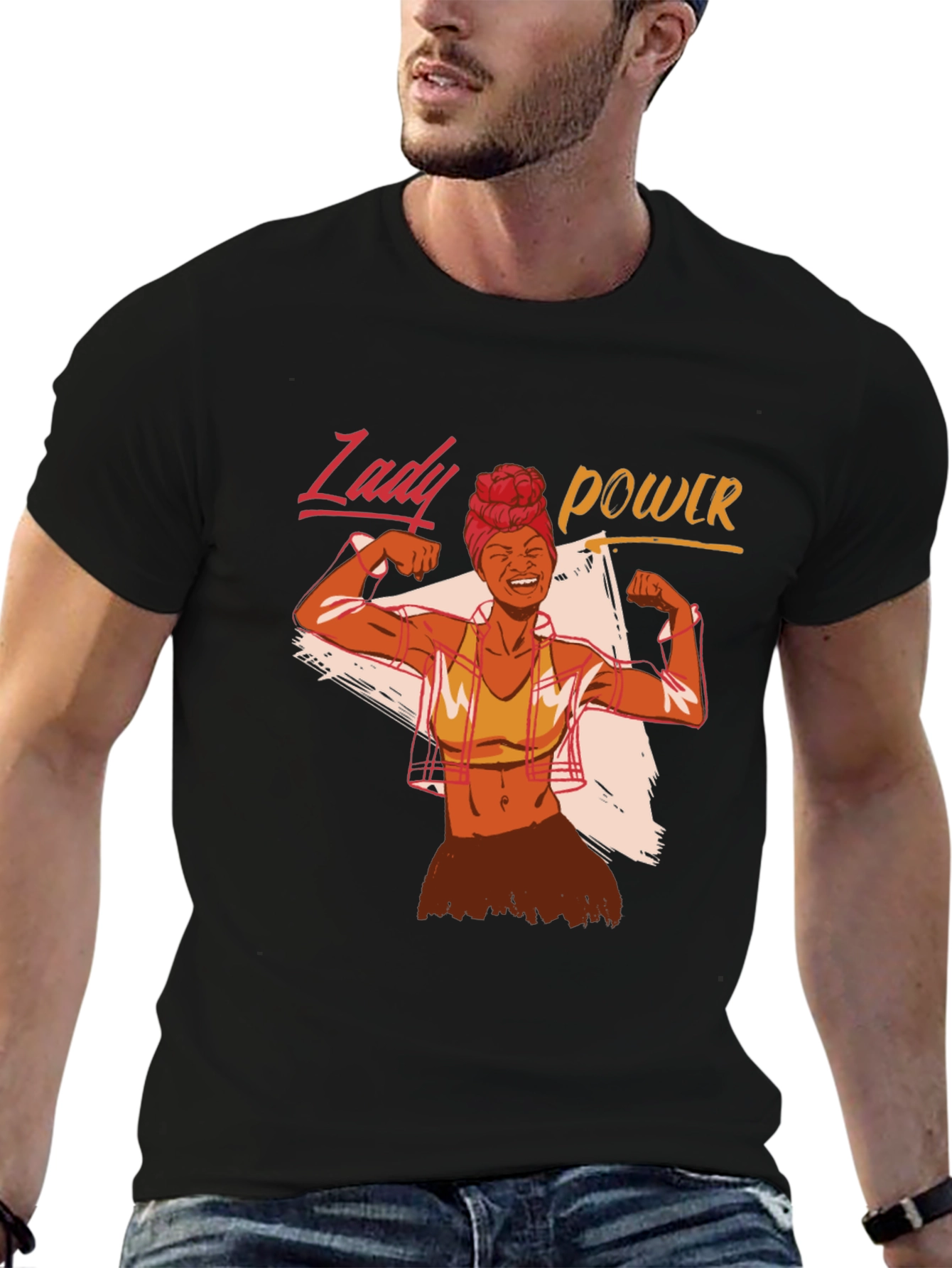 Lady Power Graphic T-Shirt