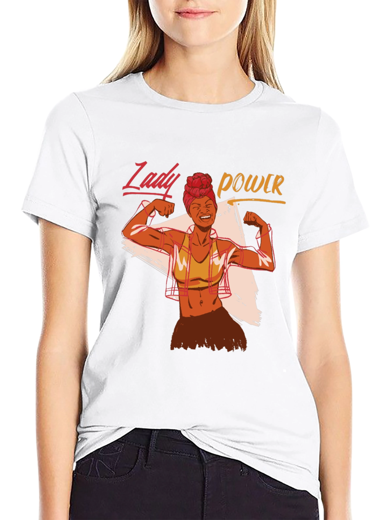 Lady Power Graphic T-Shirt