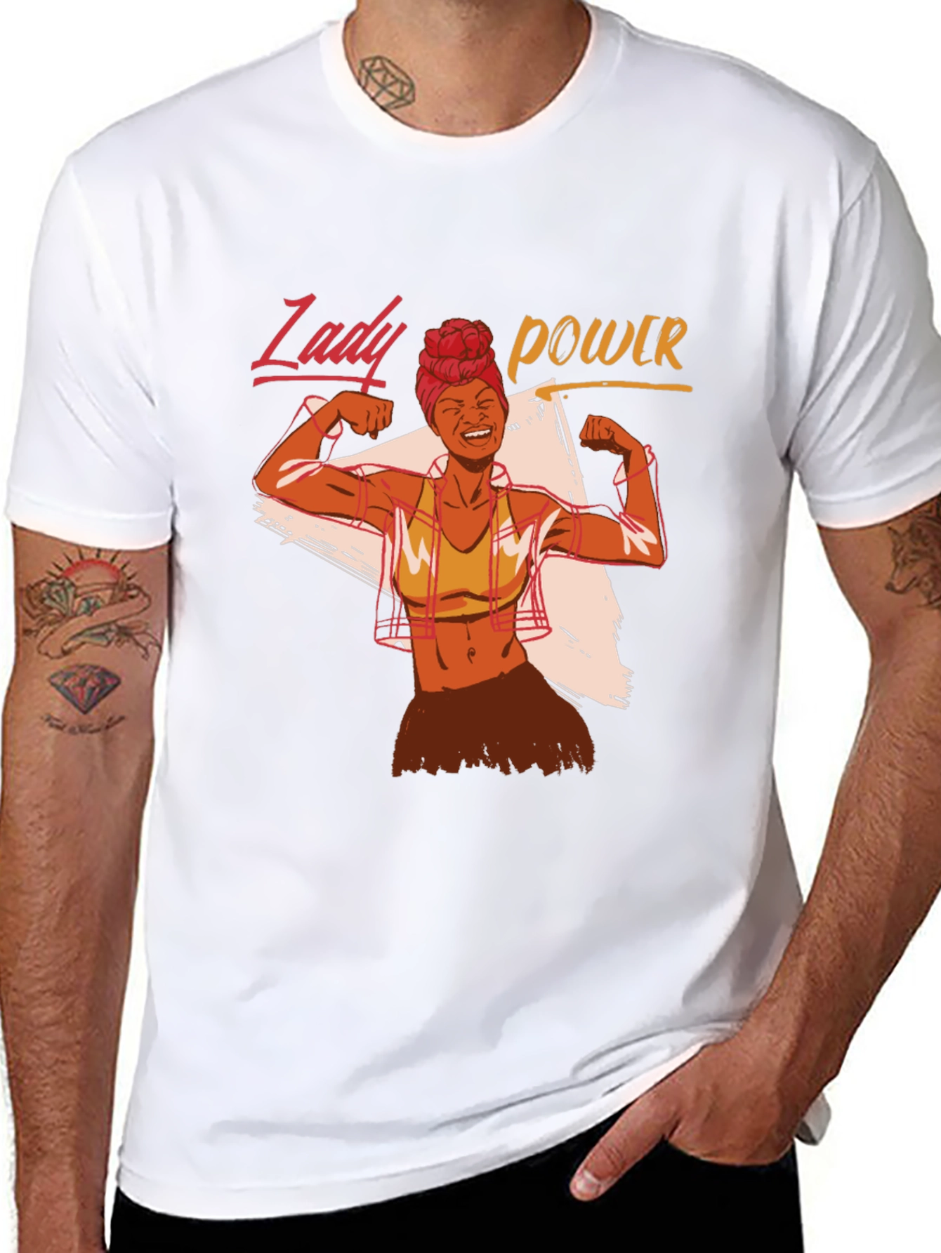 Lady Power Graphic T-Shirt
