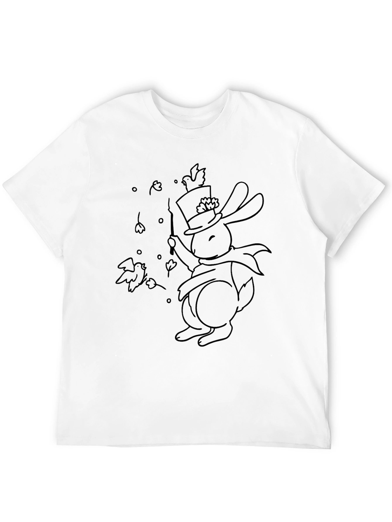 Rabbit Magician Graphic T-Shirt