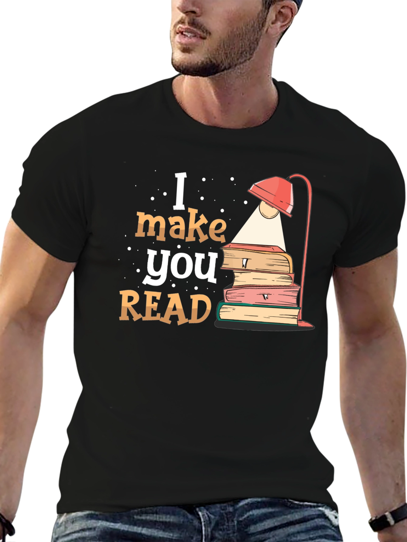 I Make You Read Black T-Shirt