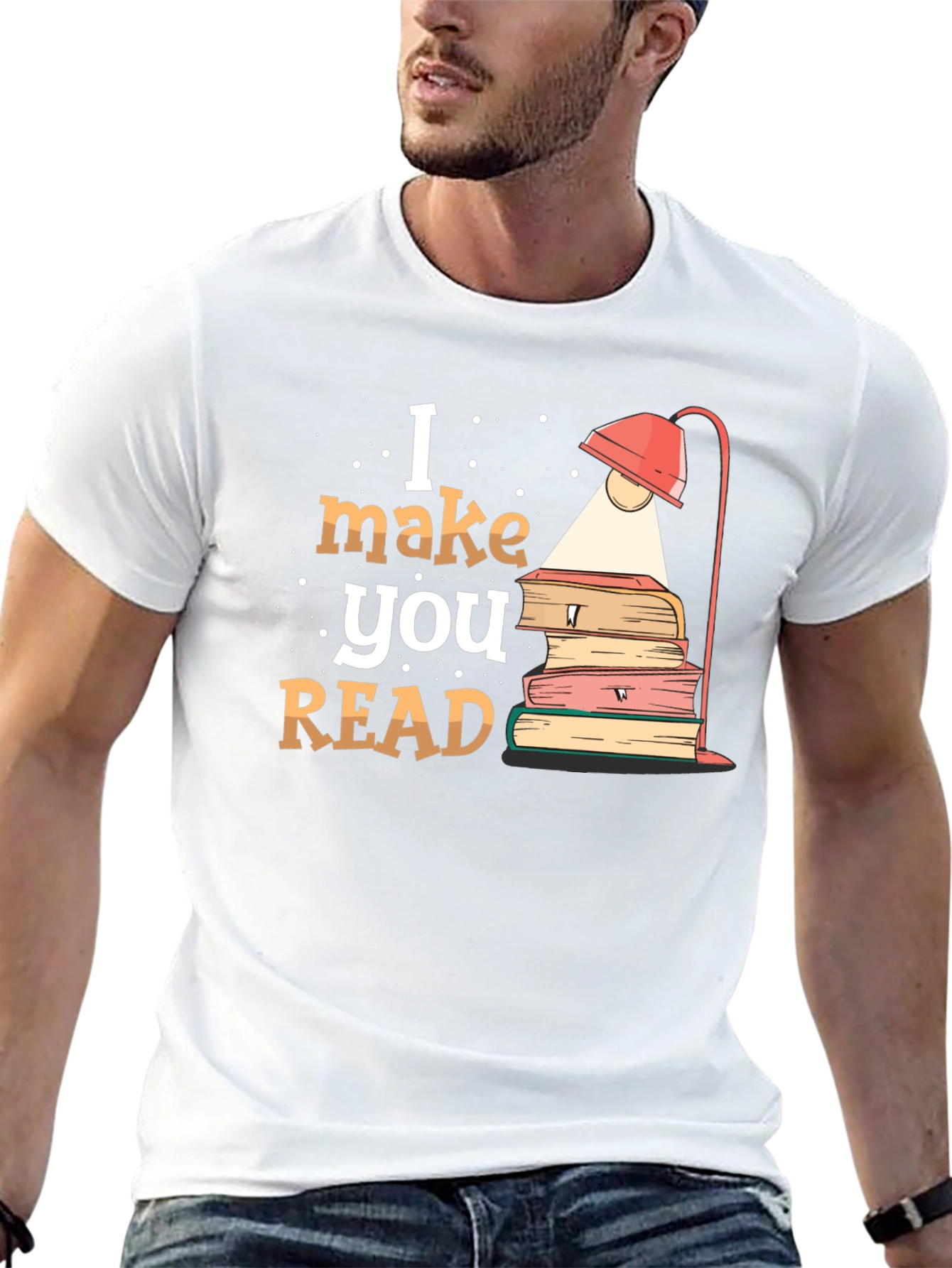 I Make You Read Black T-Shirt