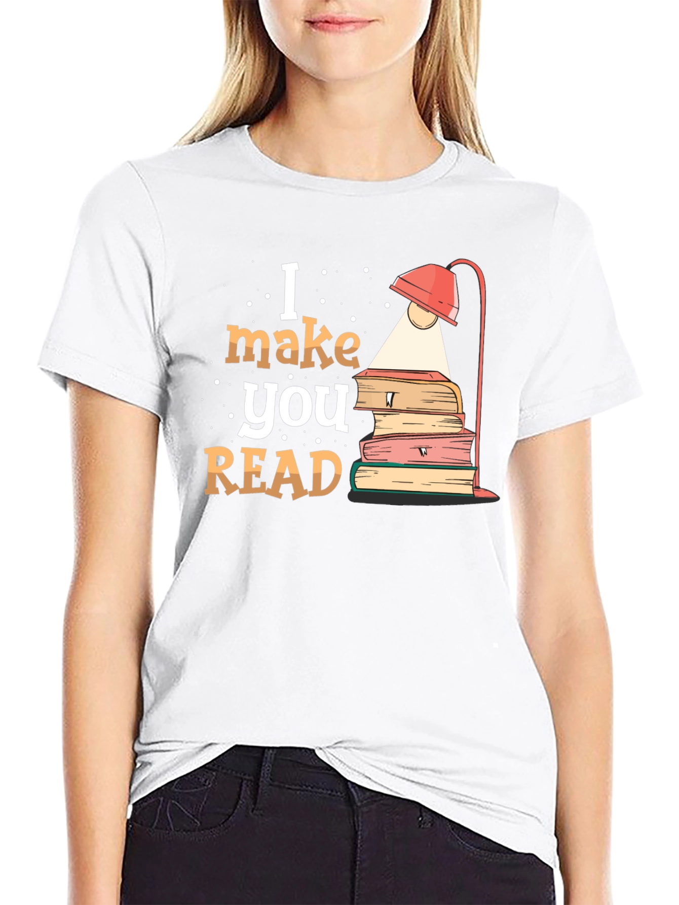 I Make You Read Black T-Shirt